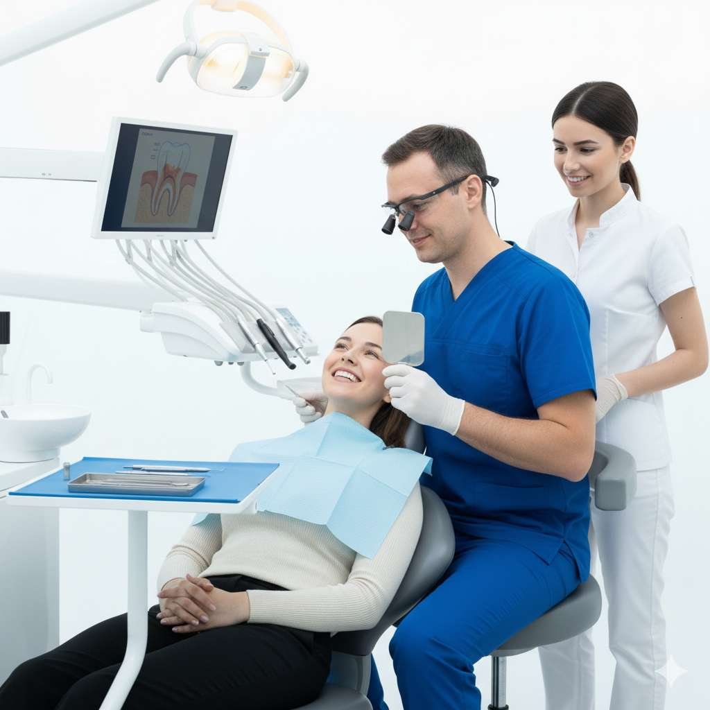 Professional Root Canal Procedure with Modern Sterilization Standards